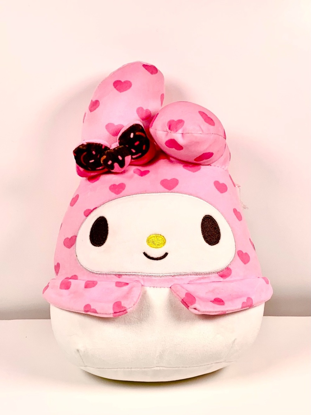 SQUISHMALLOWS Sanrio My Melody Valentine’s Day Plush Pink Heart Bow Collectible